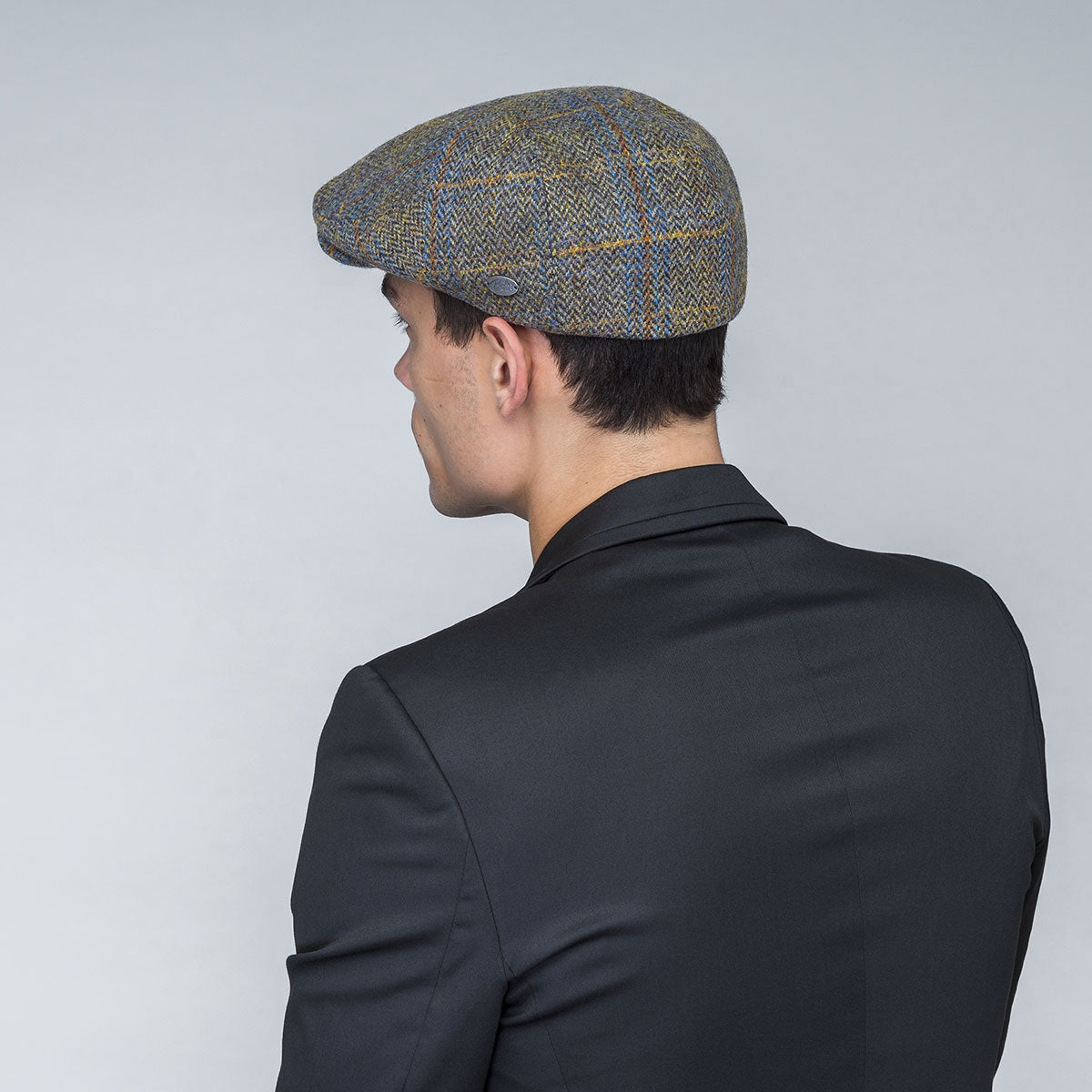 Bailey of Hollywood lou oak plaid flatcap, Braun