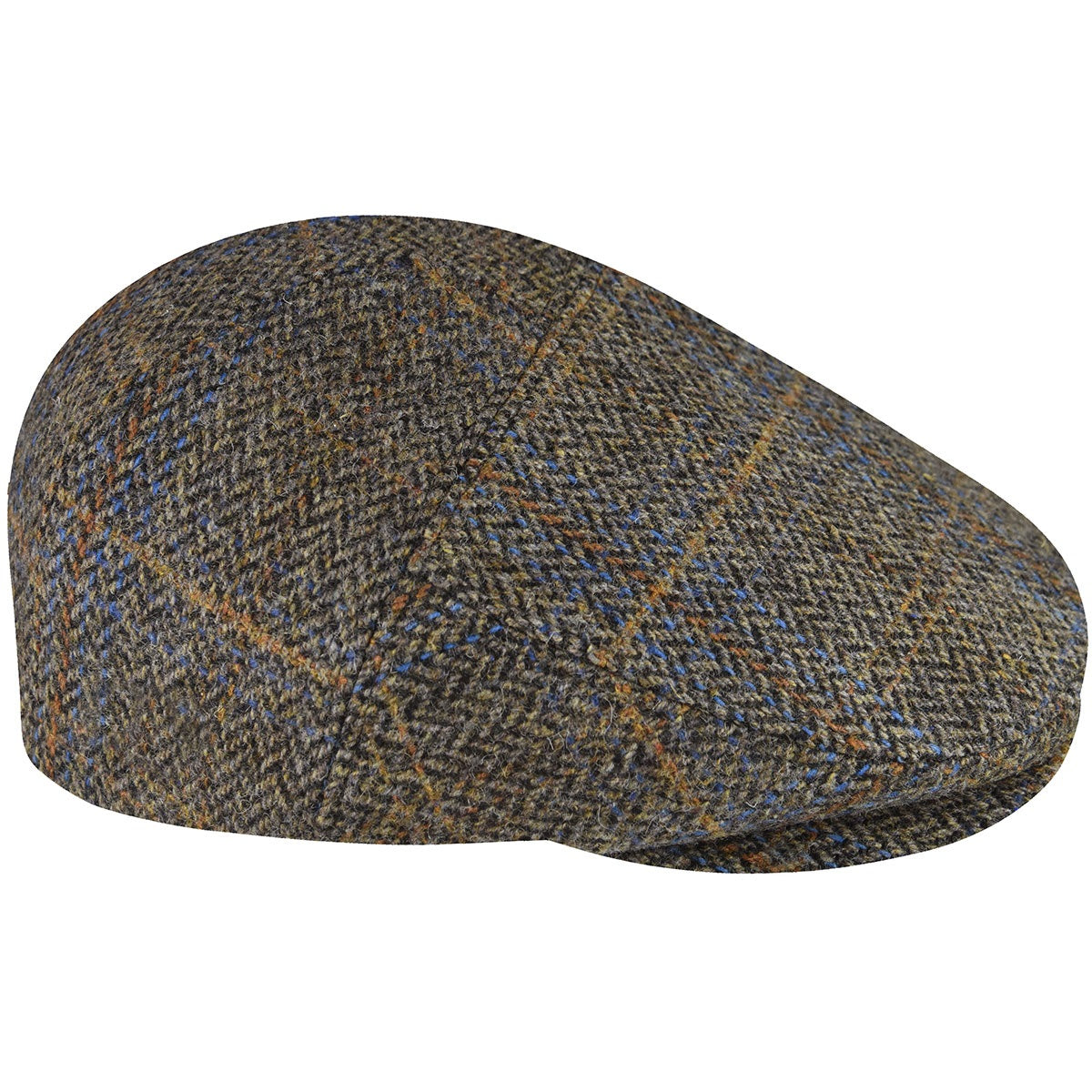 Bailey of Hollywood lou oak plaid flatcap, Braun