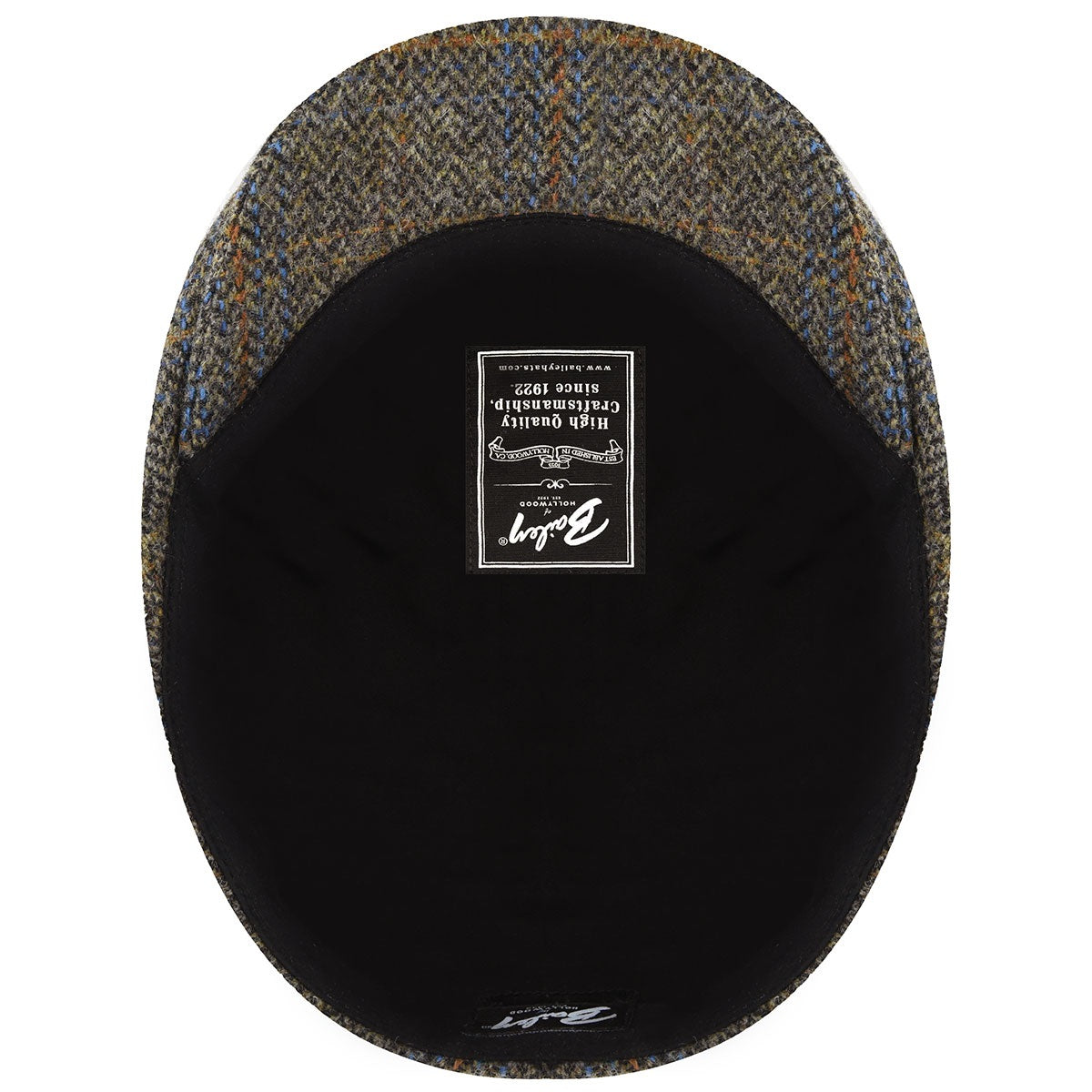 Bailey of Hollywood lou oak plaid flatcap, Braun