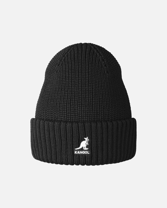 Kangol, Strickmütze merino, Schwarz