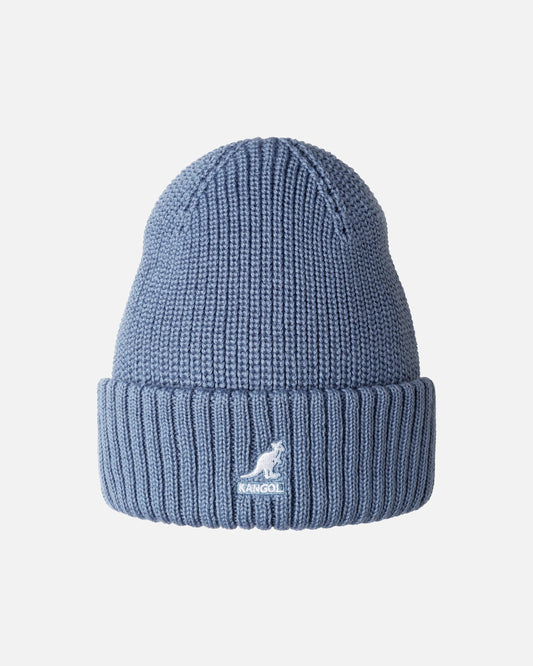 Kangol merino wool Muetze, Blau
