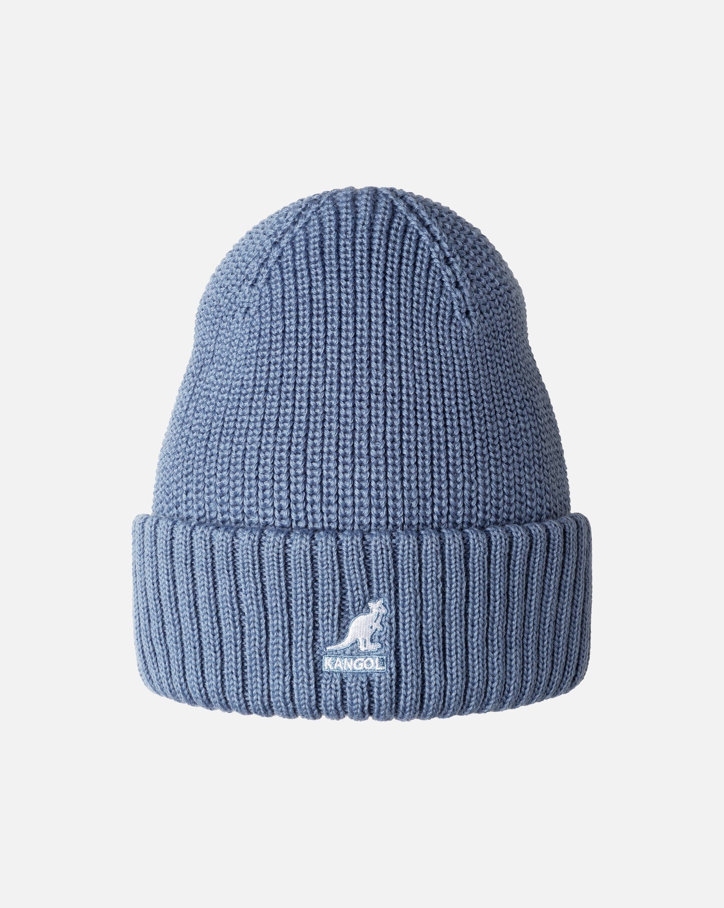 Kangol, Strickmütze merino, Denim Blau
