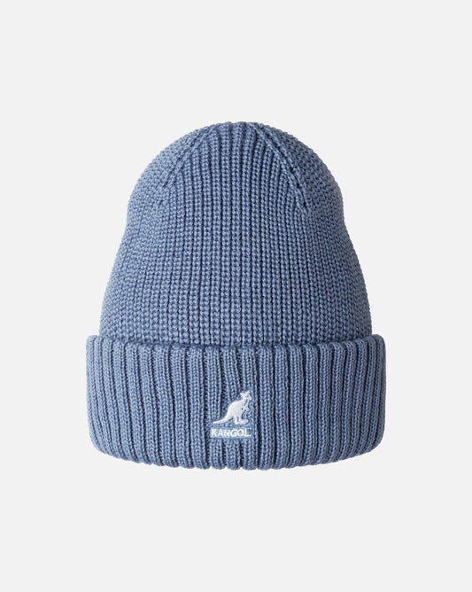 Kangol, Strickmütze merino, Denim Blau