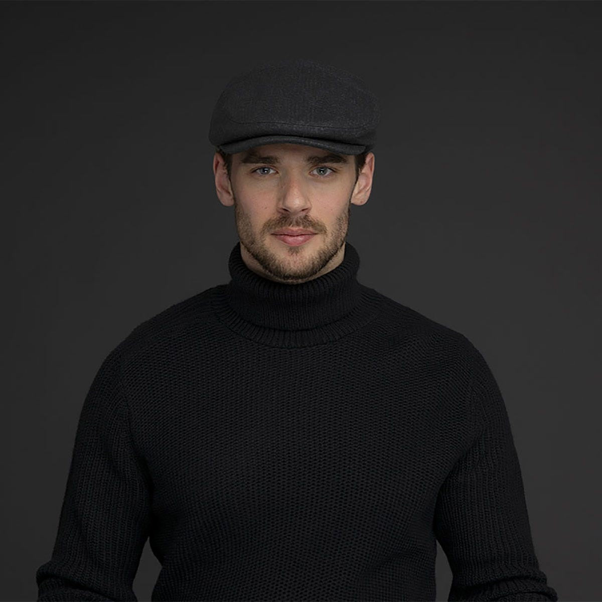 Bailey of Hollywood ormond flatcap, Schwarz