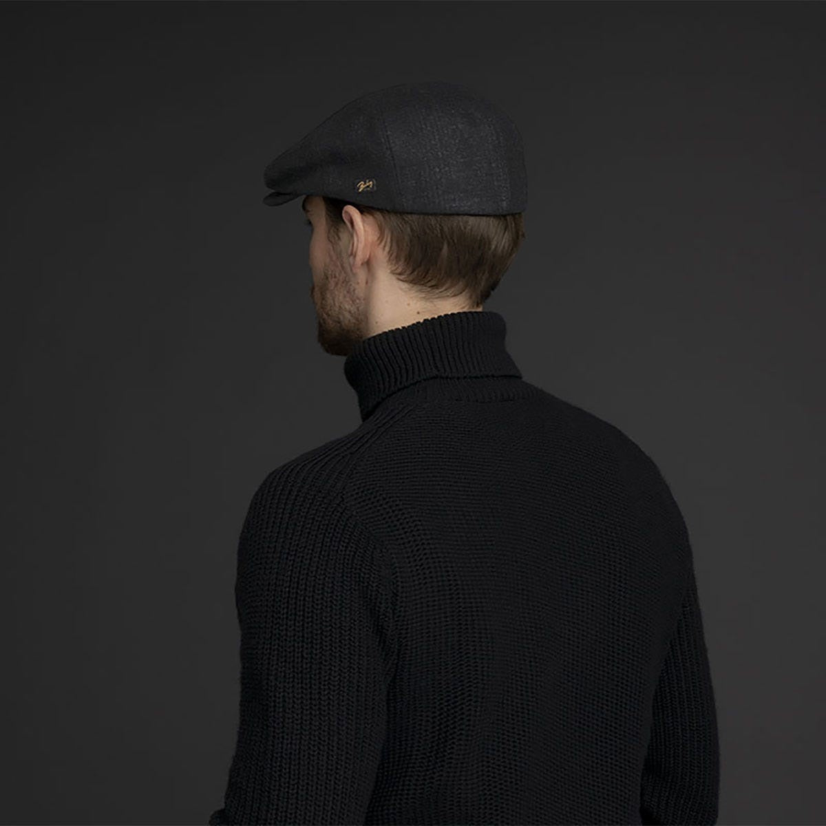 Bailey of Hollywood ormond flatcap, Schwarz