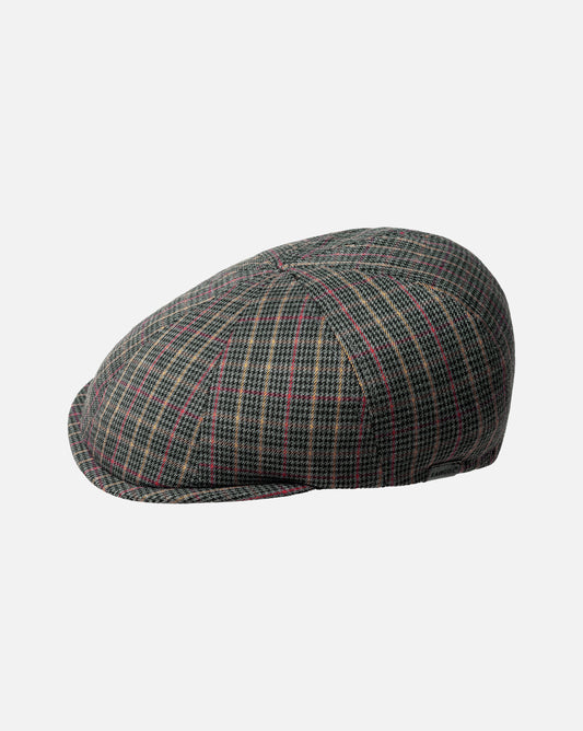 Kangol pattern 504 flatcap, Grau
