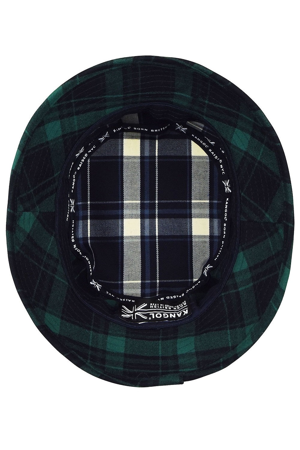 Kangol Plaid On Plaid Bucket Fischerhut, Grün