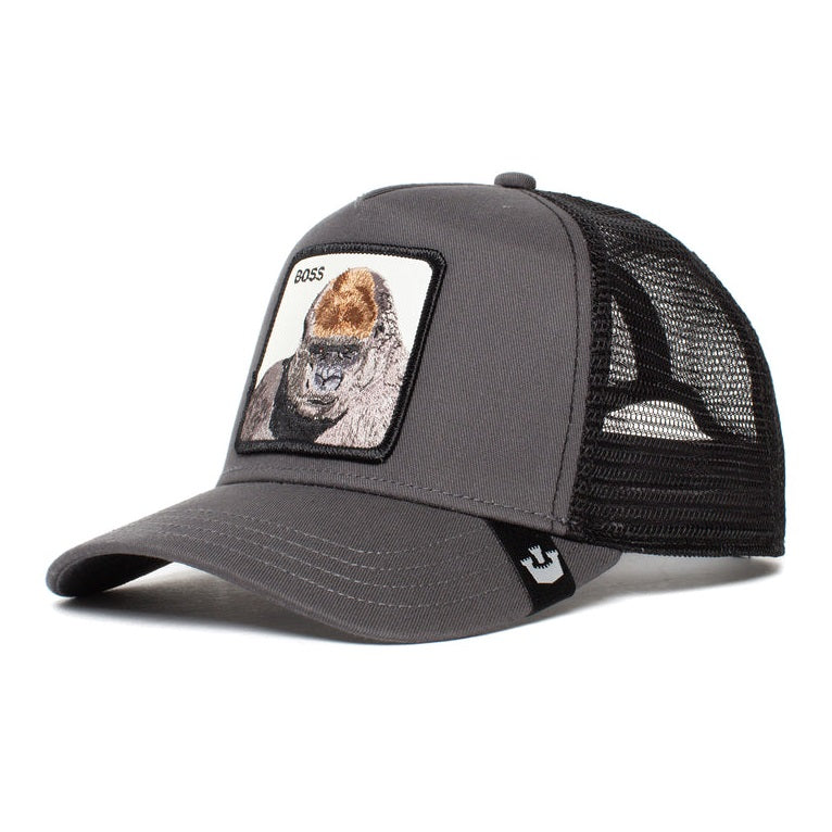 Goorin Bros primal boss trucker cap, Grau