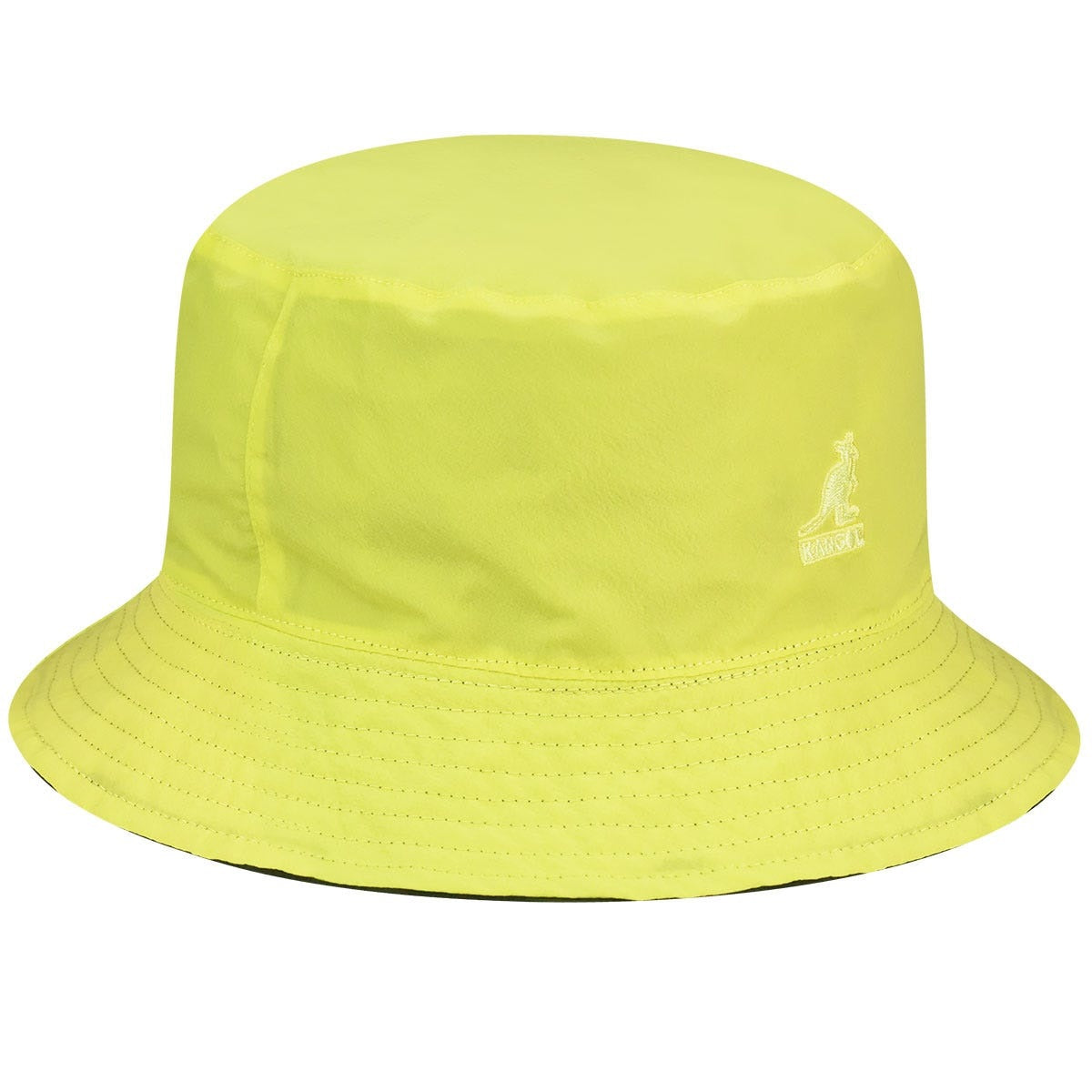 Kangol pucker check bucket fischerhut, Grün