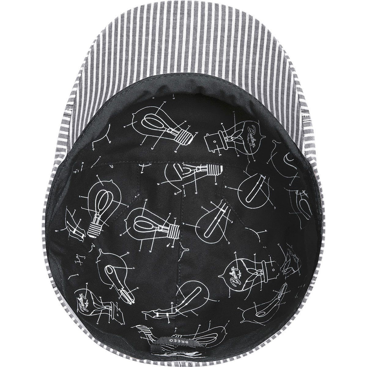 Bailey of Hollywood reiff flatcap, Grau