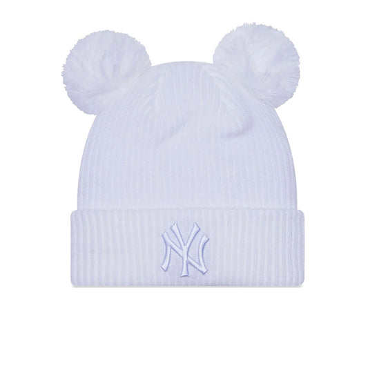 NEW ERA rib cuff new york yankees Muetze, Weiß