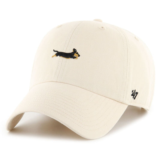47 Brand Clean Up Icon Dogs 'Dackel' Cap, Natural Weiß
