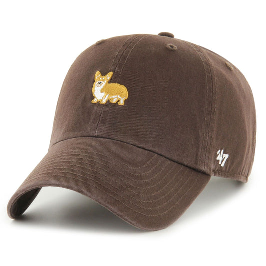 47 Brand Clean Up Icon Dogs 'Welsh Corgi' Cap, Braun