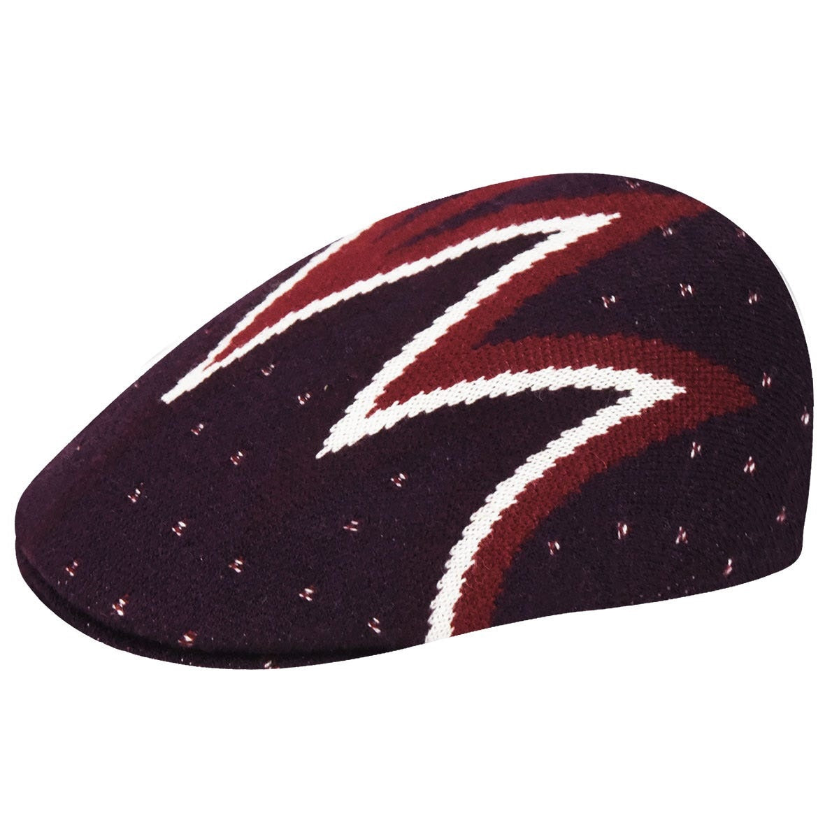 Kangol shock wave 507 flatcap blackberry, Rot
