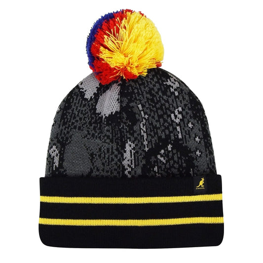 Kangol snakeskin mixed Muetze, Schwarz