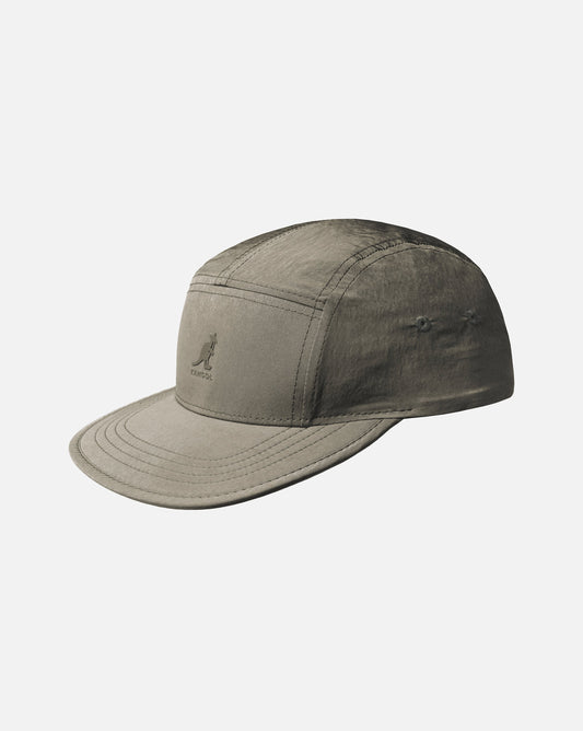 Kangol soft touch 5panel baseball cap, Oliv Grün