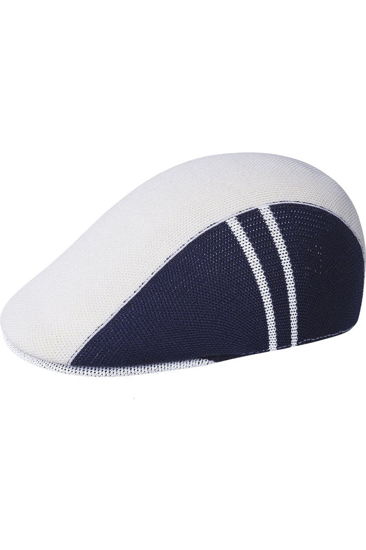 Kangol star stripe 507 flatcap, Weiß
