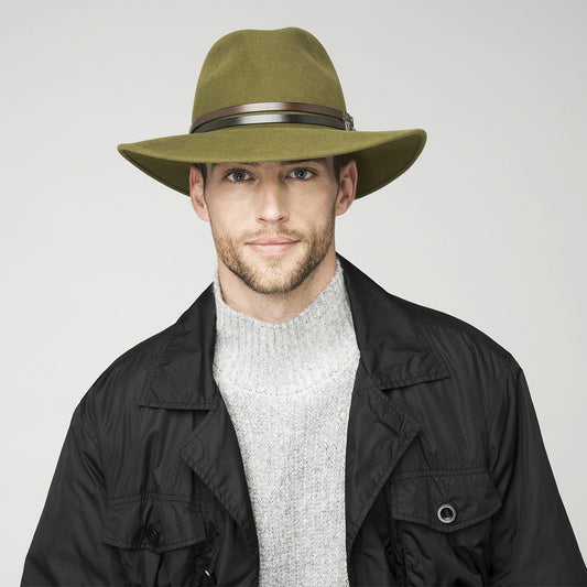 Bailey Stedman Elite Traveller Hut LiteFelt Filzhut, Grün