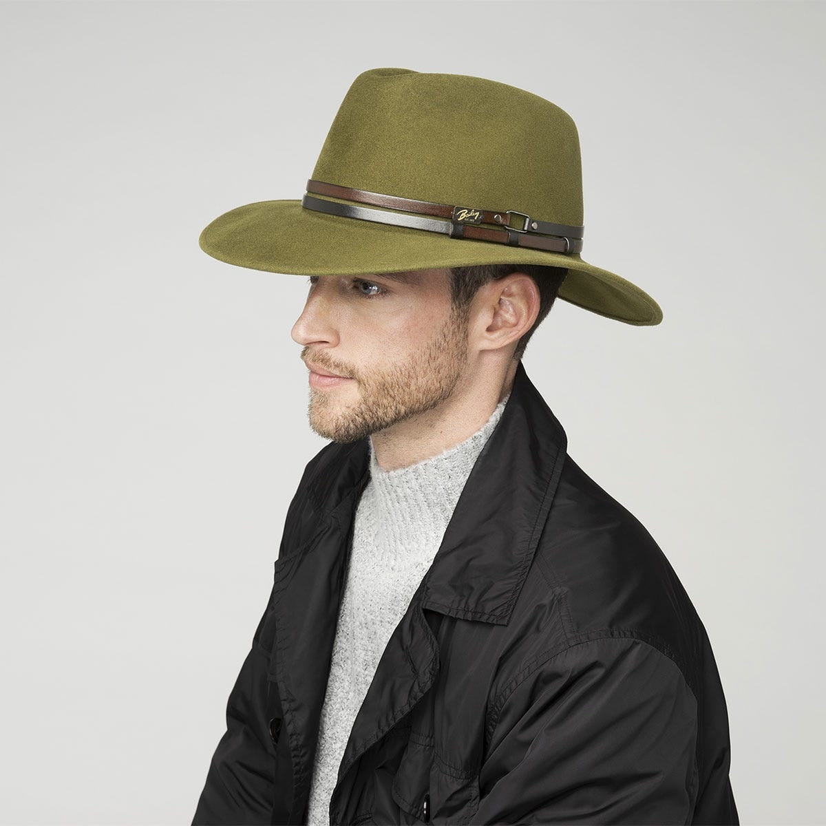 Bailey Stedman Elite Traveller Hut LiteFelt Filzhut, Grün