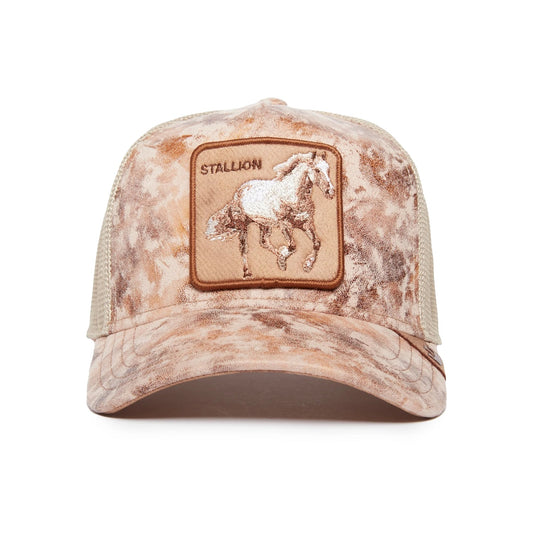 Goorin Bros Trucker Cap Storm Skull, Braun