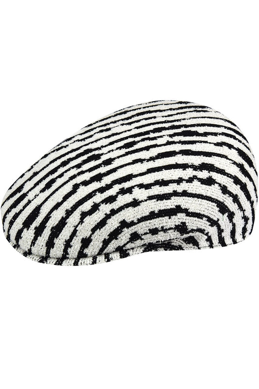 Kangol Street King 504 Flatcap Schirmmütze, Weiß