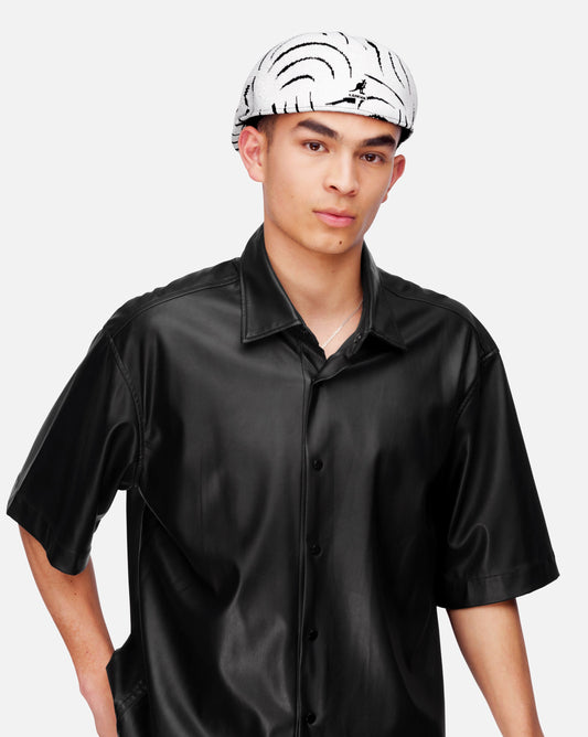 Kangol Swerve 507 Flatcap Schirmmütze, Weiß