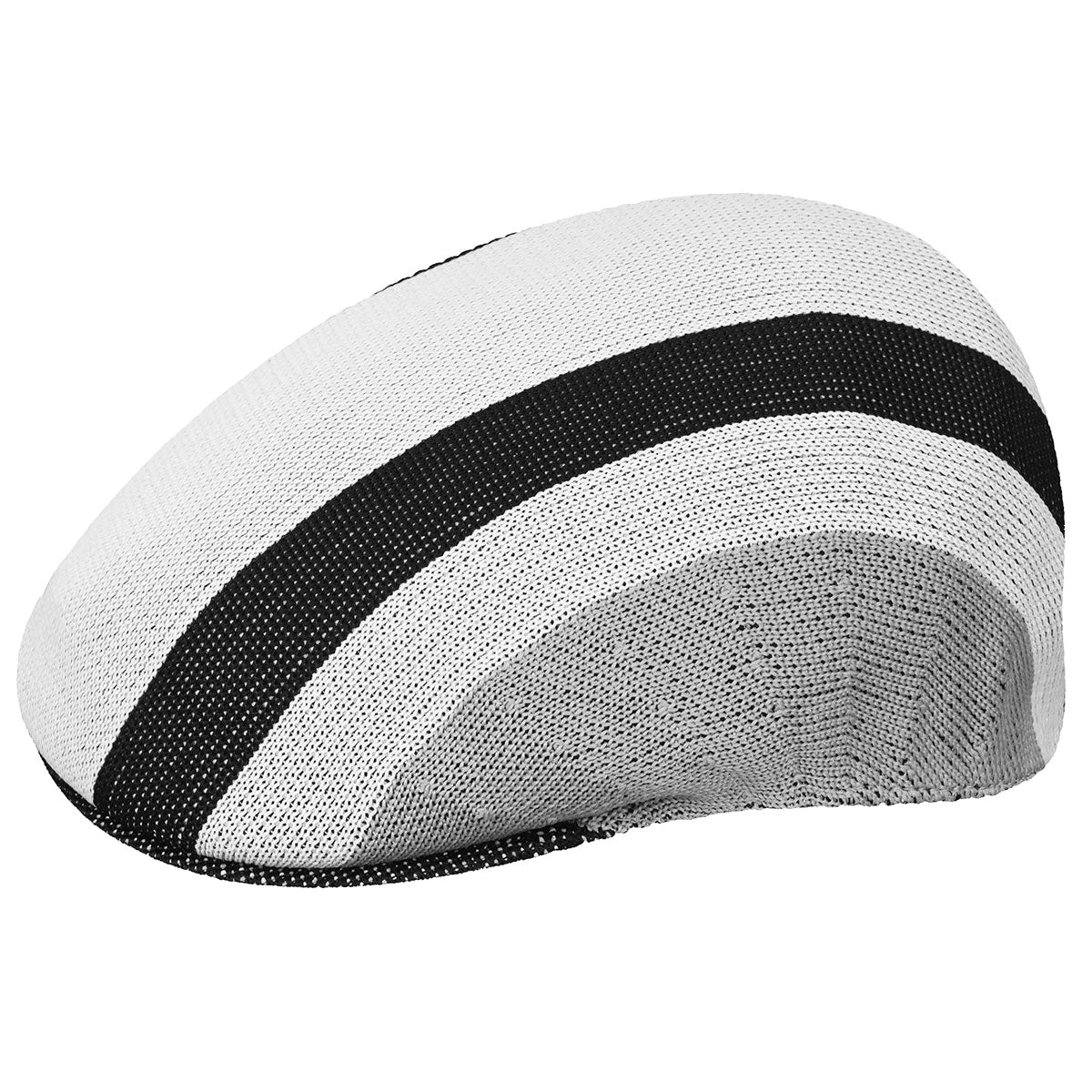 Kangol sym stripe 504 flatcap, Weiß