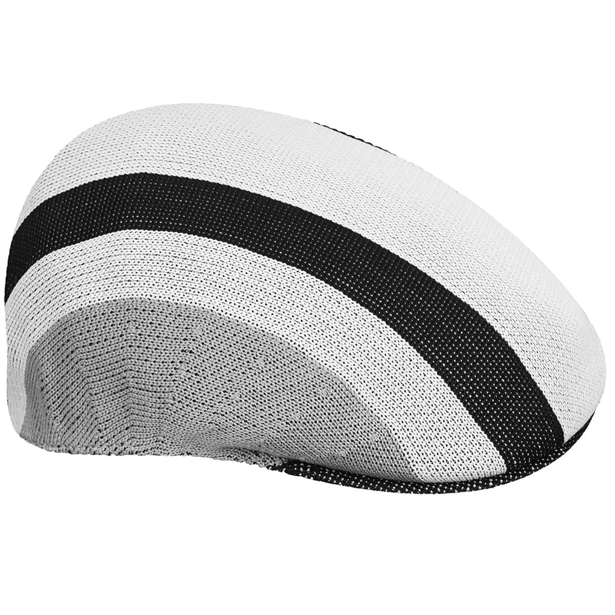 Kangol sym stripe 504 flatcap, Weiß