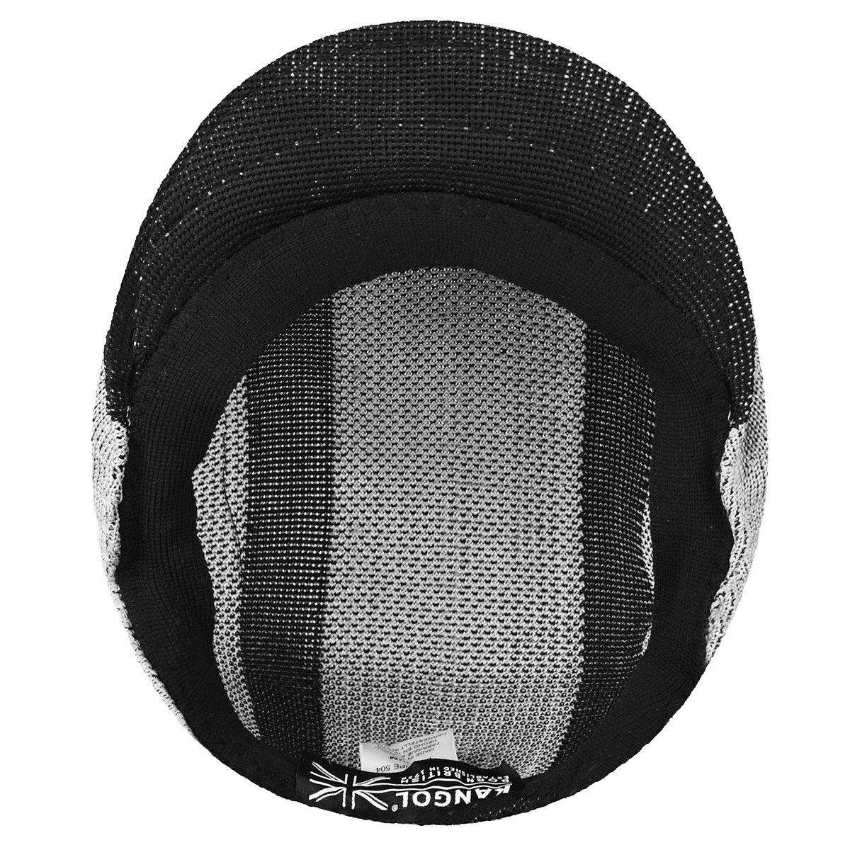 Kangol sym stripe 504 flatcap, Weiß