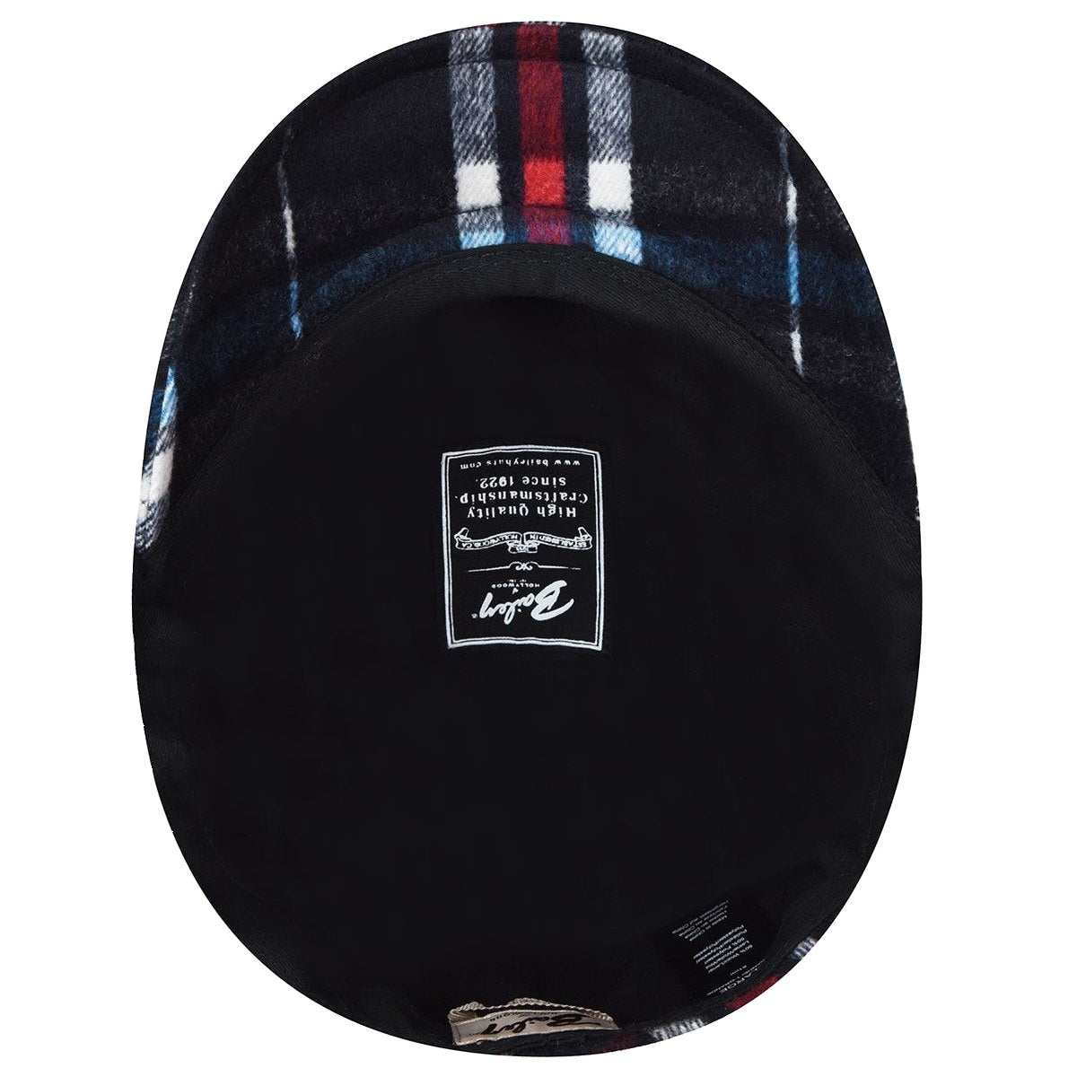 Bailey of Hollywood tembin flatcap, Dunkelblau