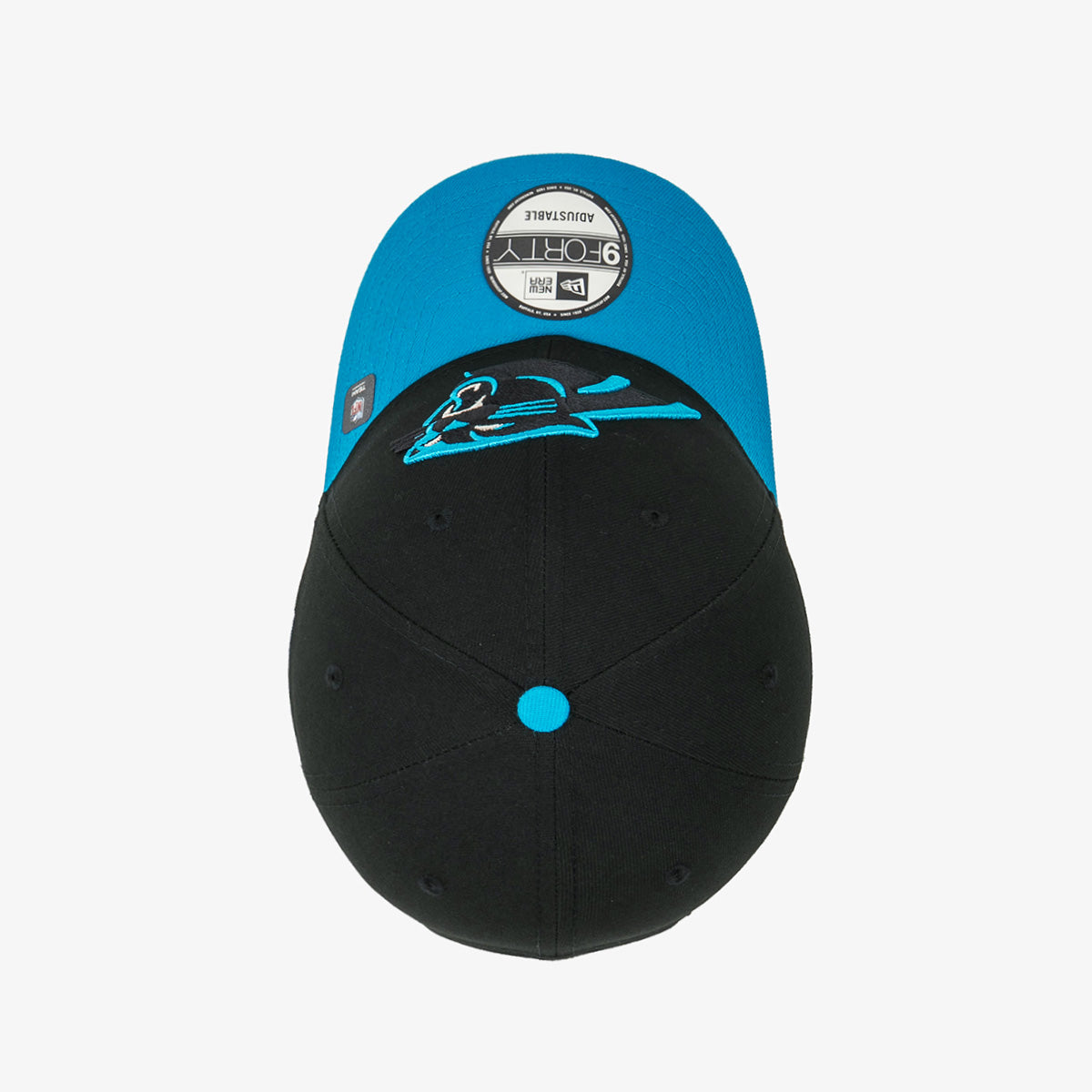 NEW ERA 9forty kappe carolina panthers the league, Schwarz