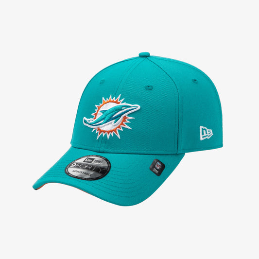 NEW ERA 9forty kappe Miami Dolphins the league, Tuerkisblau