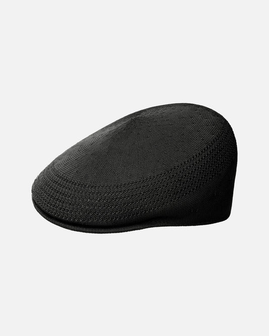 Kangol tropic 507 ventair flatcap, Schwarz