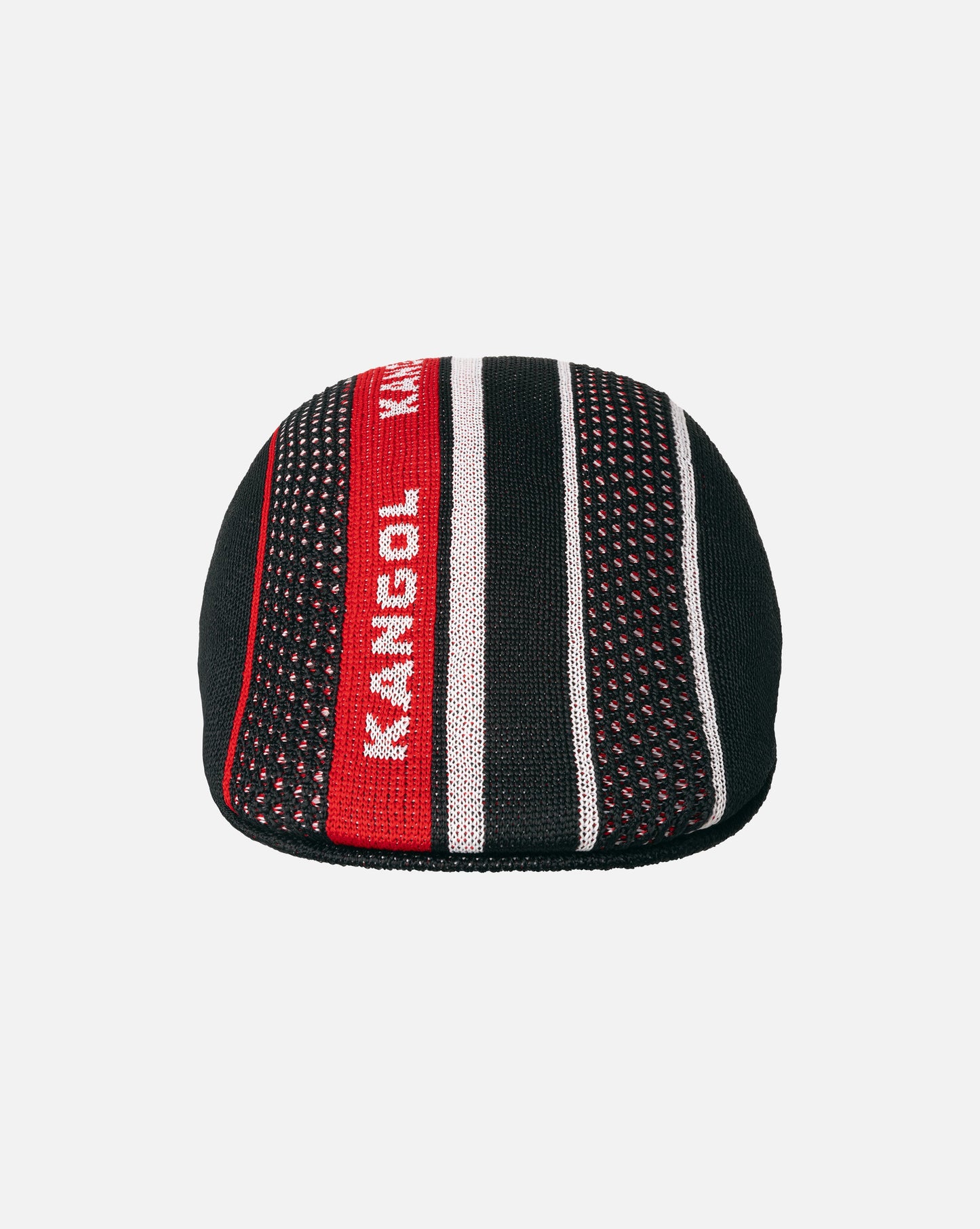 Kangol Tropic Game Stripe 507 flatcap, Schwarz