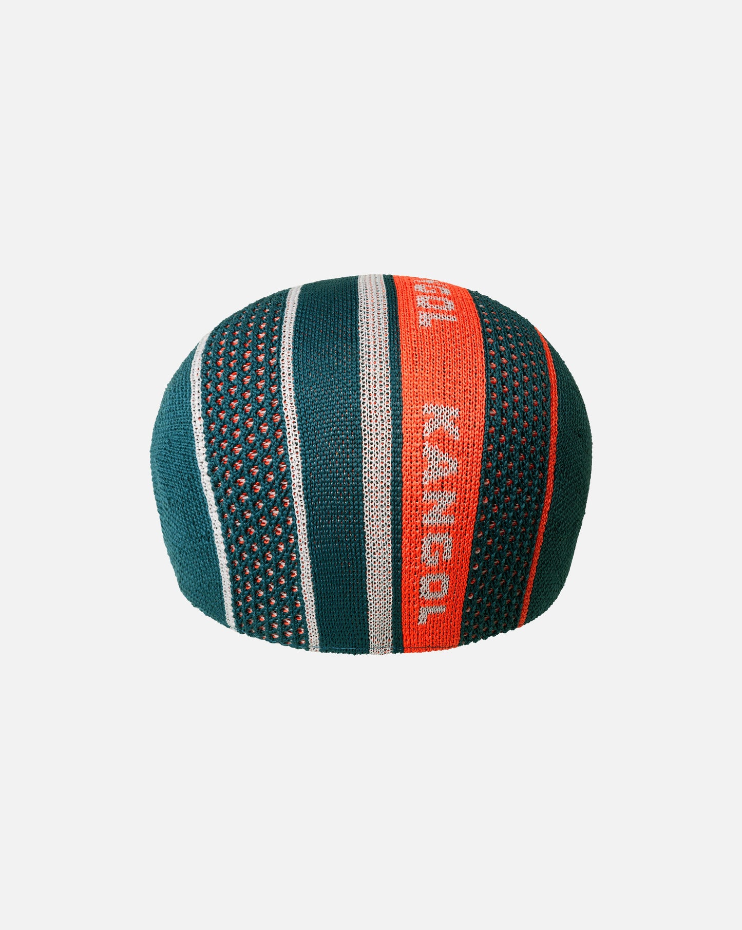 Kangol Tropic Game Stripe 507 flatcap, Teal Grün