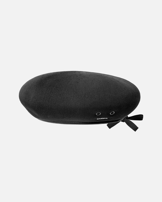 Kangol tropic monty beret baskenmütze, Schwarz