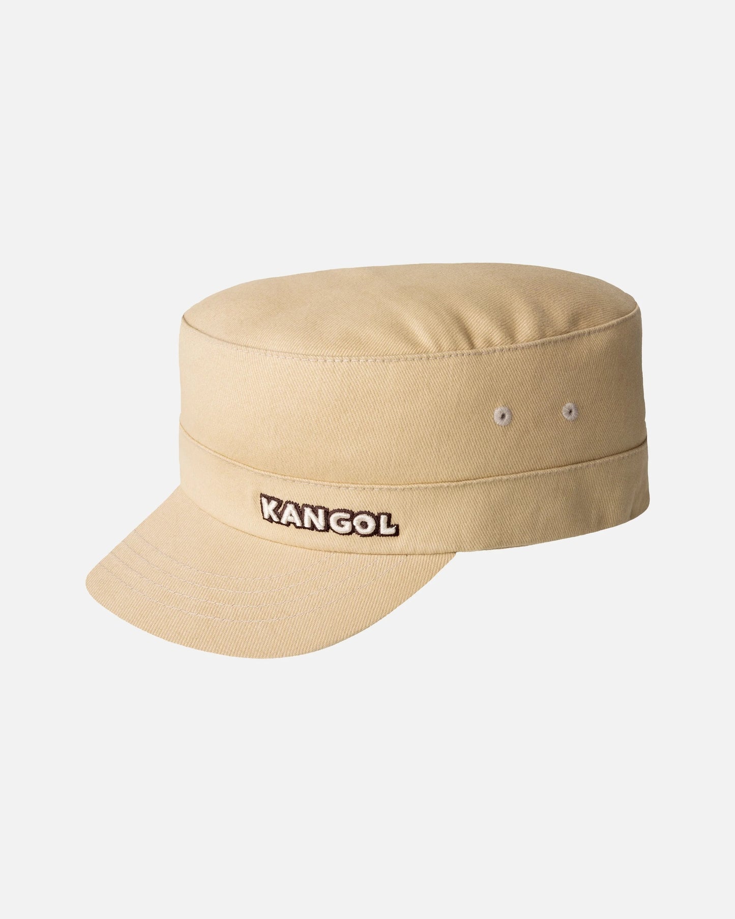 Kangol twill army cap, Beige