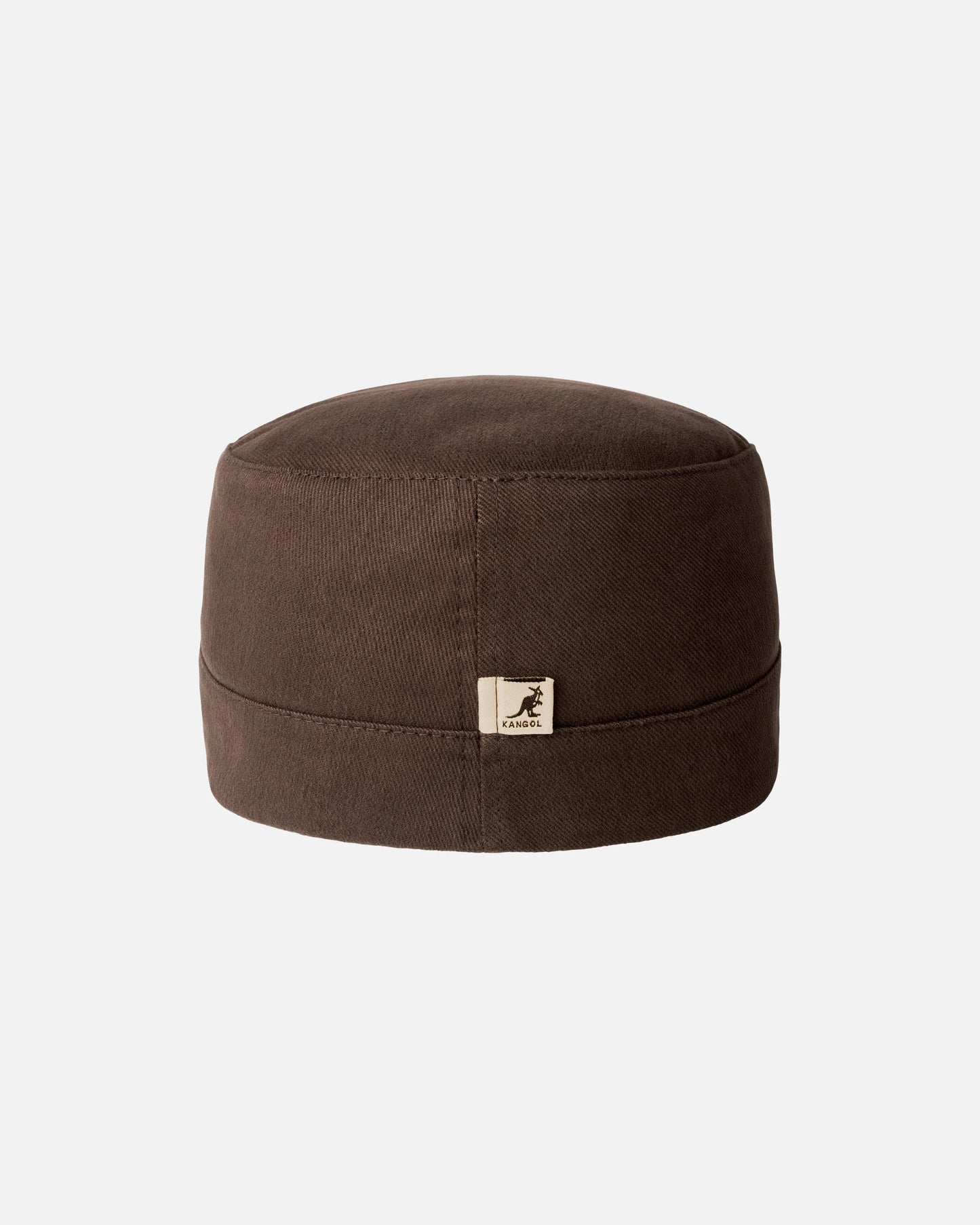 Kangol twill army cap, Braun