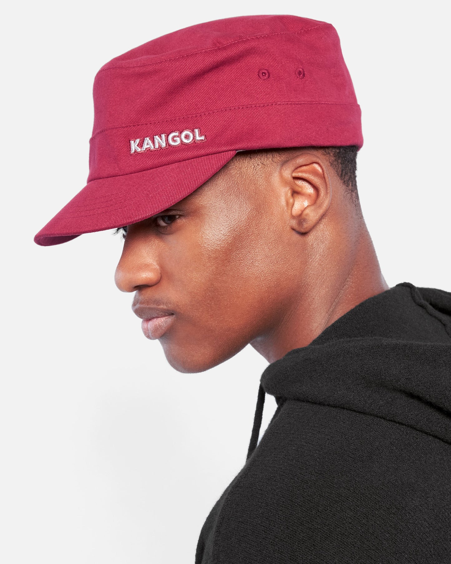 Kangol twill army cap, Rot