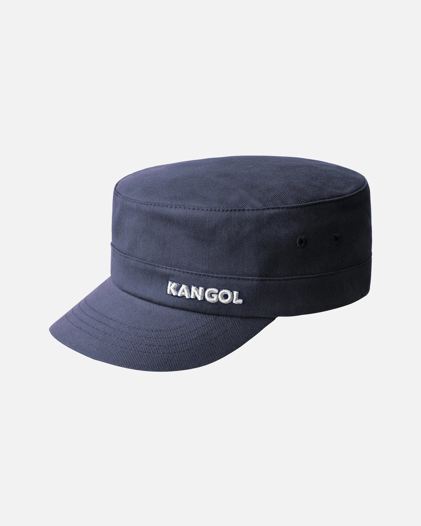 Kangol twill army cap, Dunkelblau
