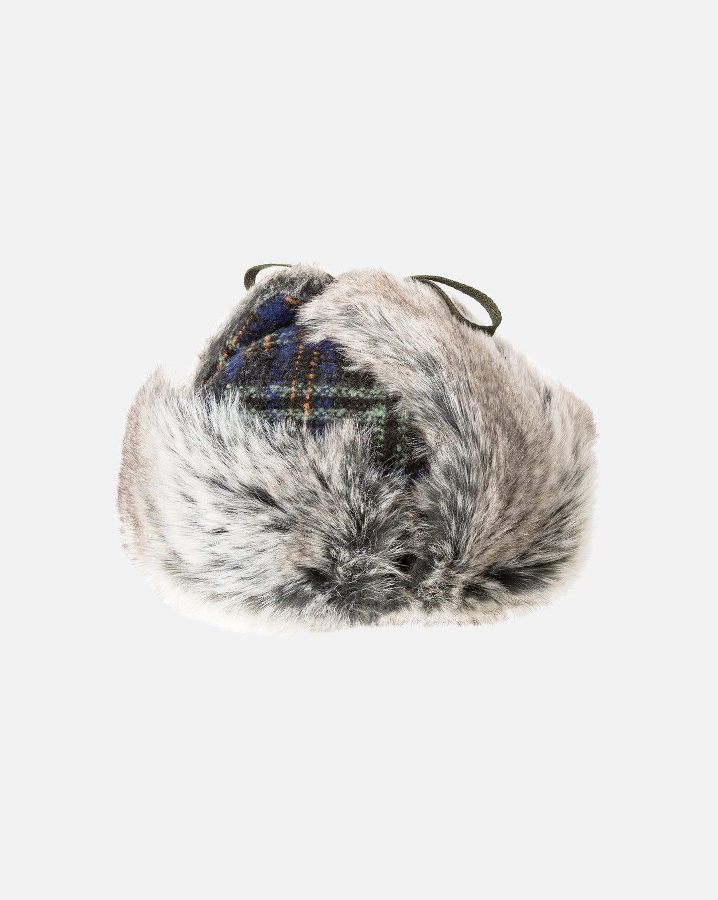 Kangol Ushanka Cap Fellmütze, Dunkelgrau