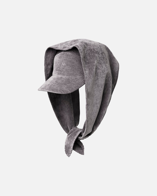 Kangol Velvet 5 panel cap, Grau