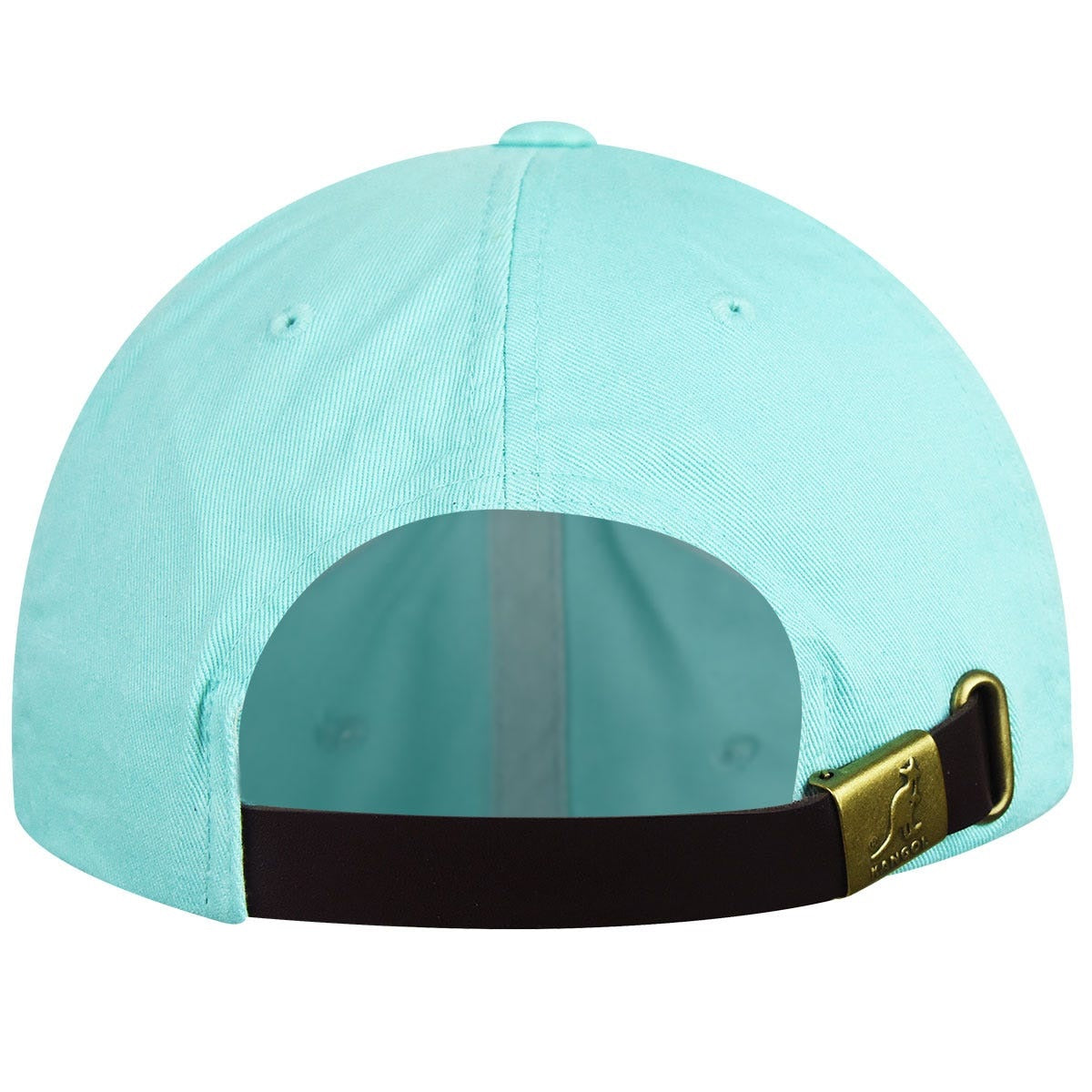 Kangol washed cotton adjustable baseball cap aqua, Blau