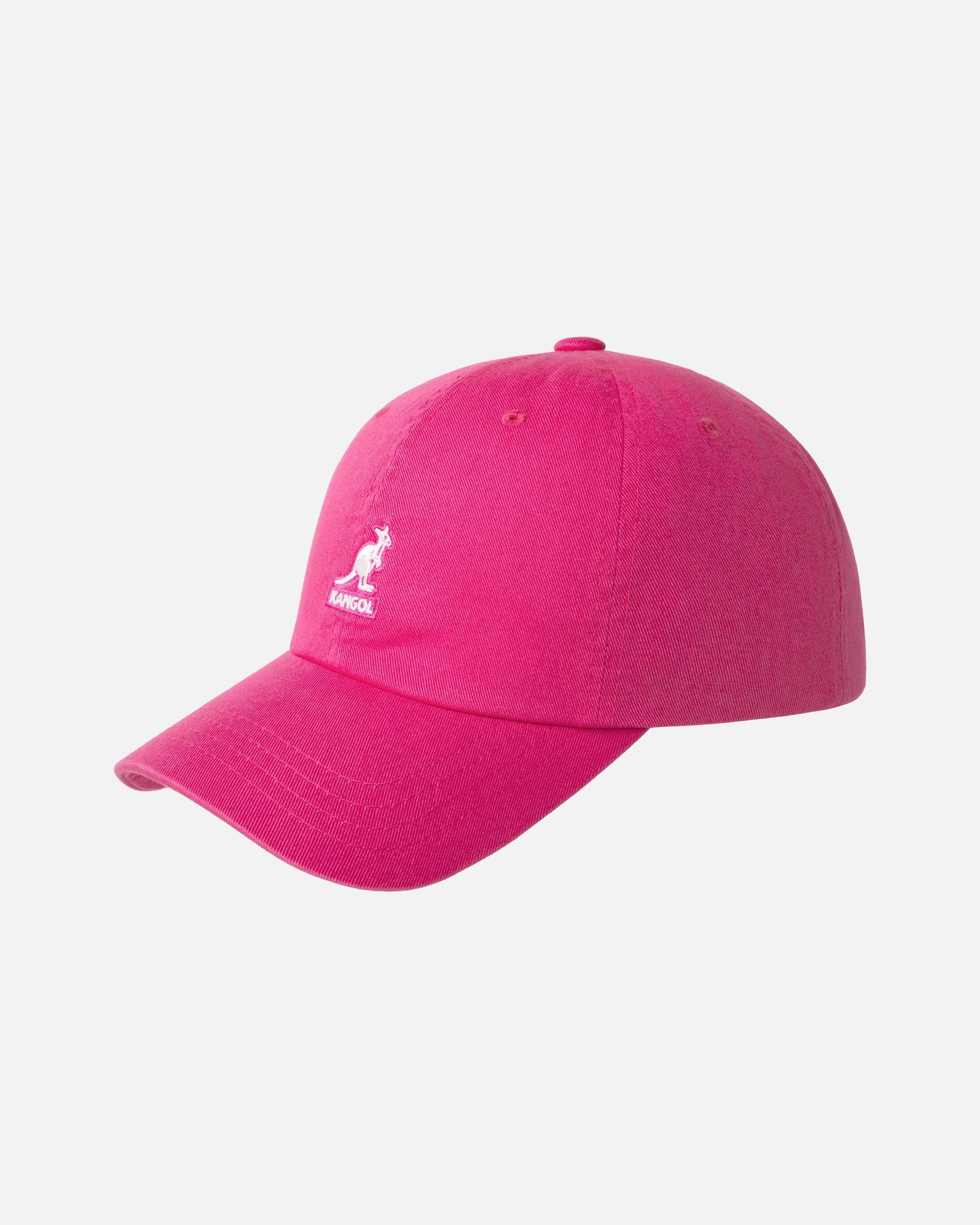 Kangol washed cotton adjustable baseball cap, Pink