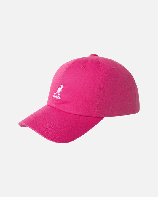 Kangol washed cotton adjustable baseball cap, Pink