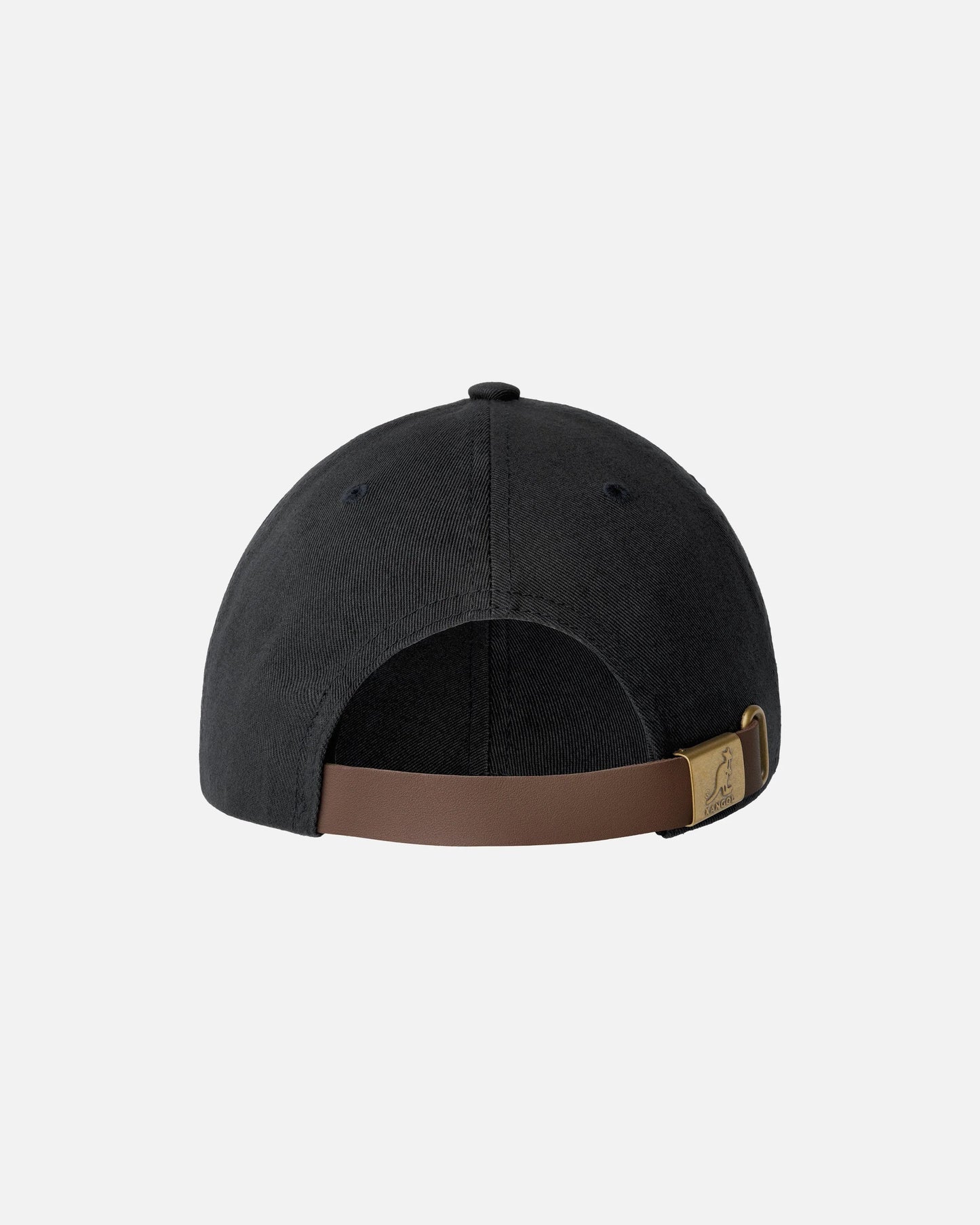 Kangol washed cotton adjustable baseball cap, Schwarz