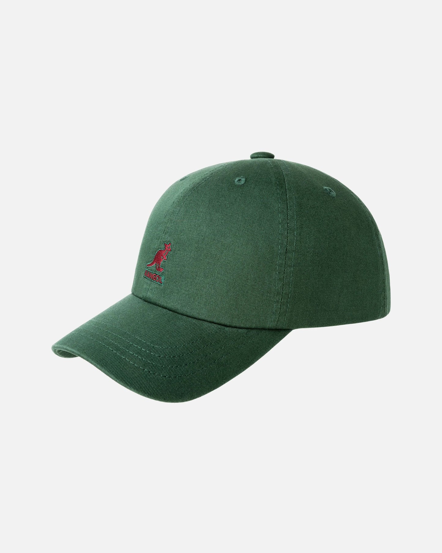 Kangol washed cotton adjustable baseball cap, Grün