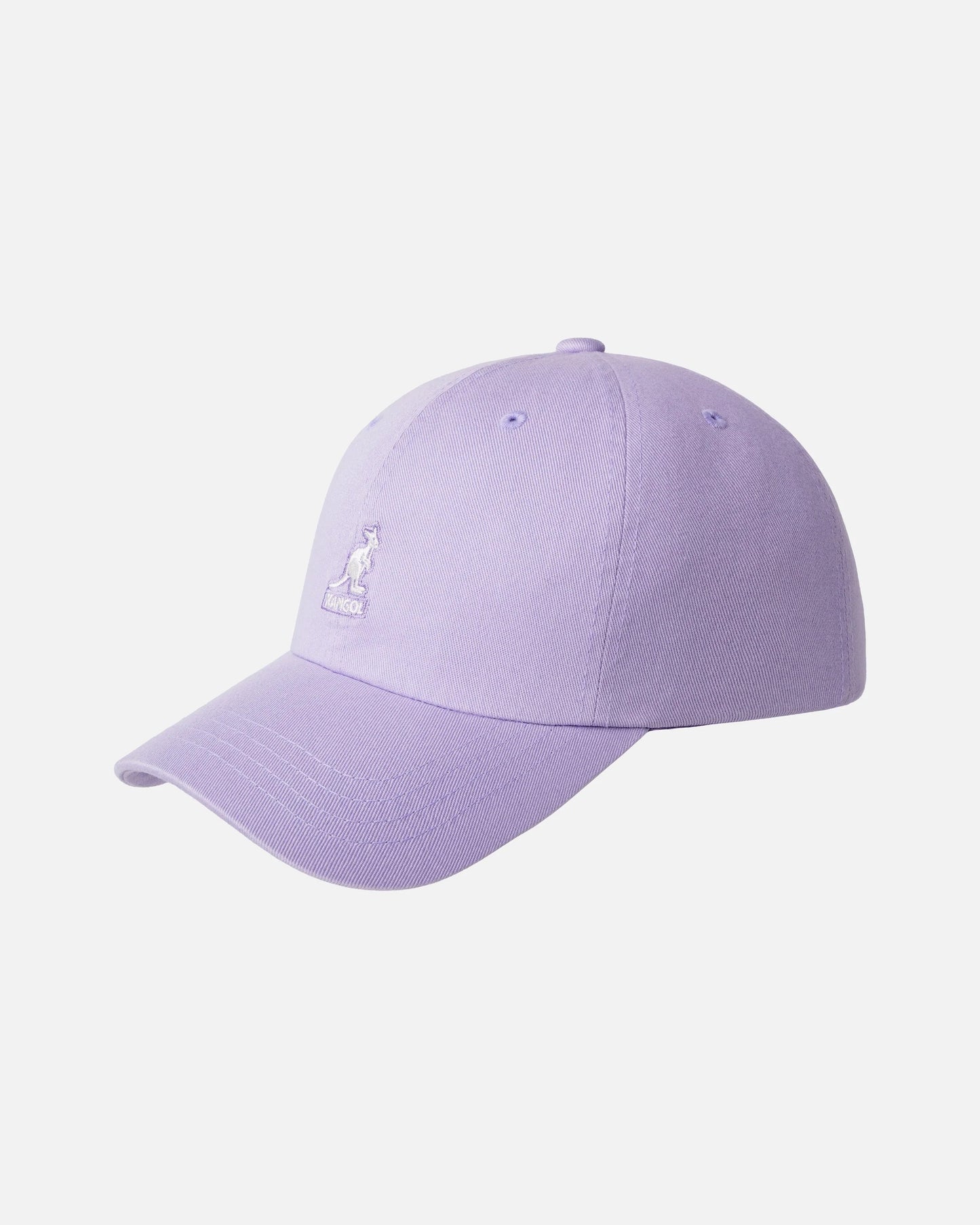 Kangol washed cotton adjustable baseball cap, Mauve