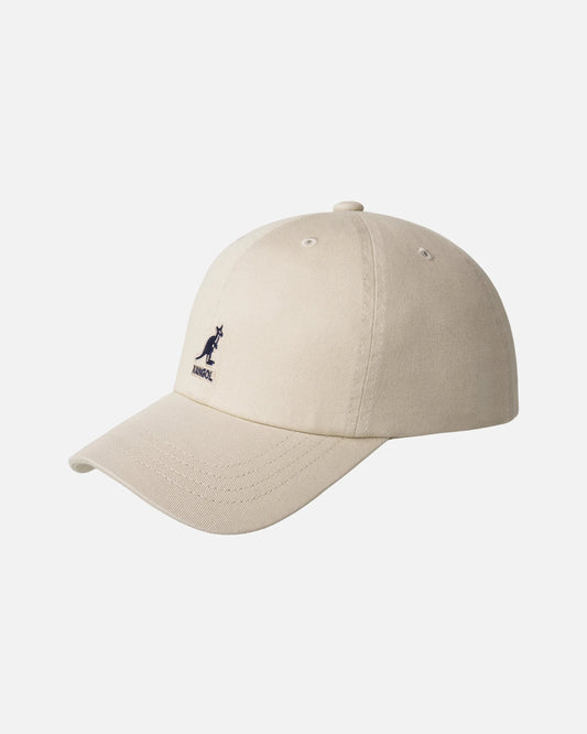 Kangol washed cotton adjustable baseball cap, Beige
