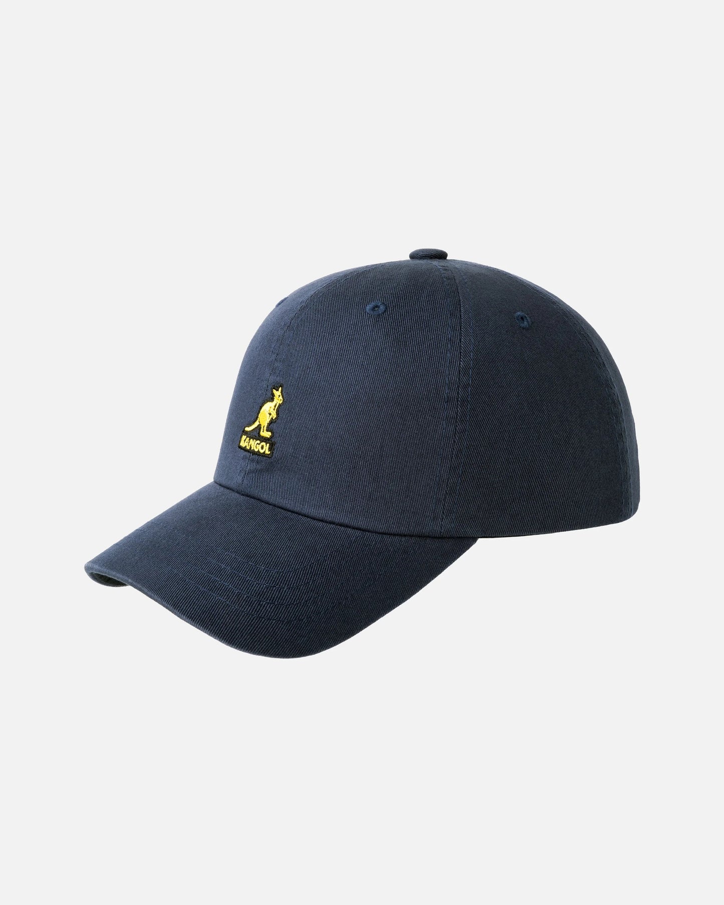 Kangol washed cotton adjustable baseball cap, Marine